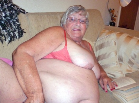 hairy lingerie granny